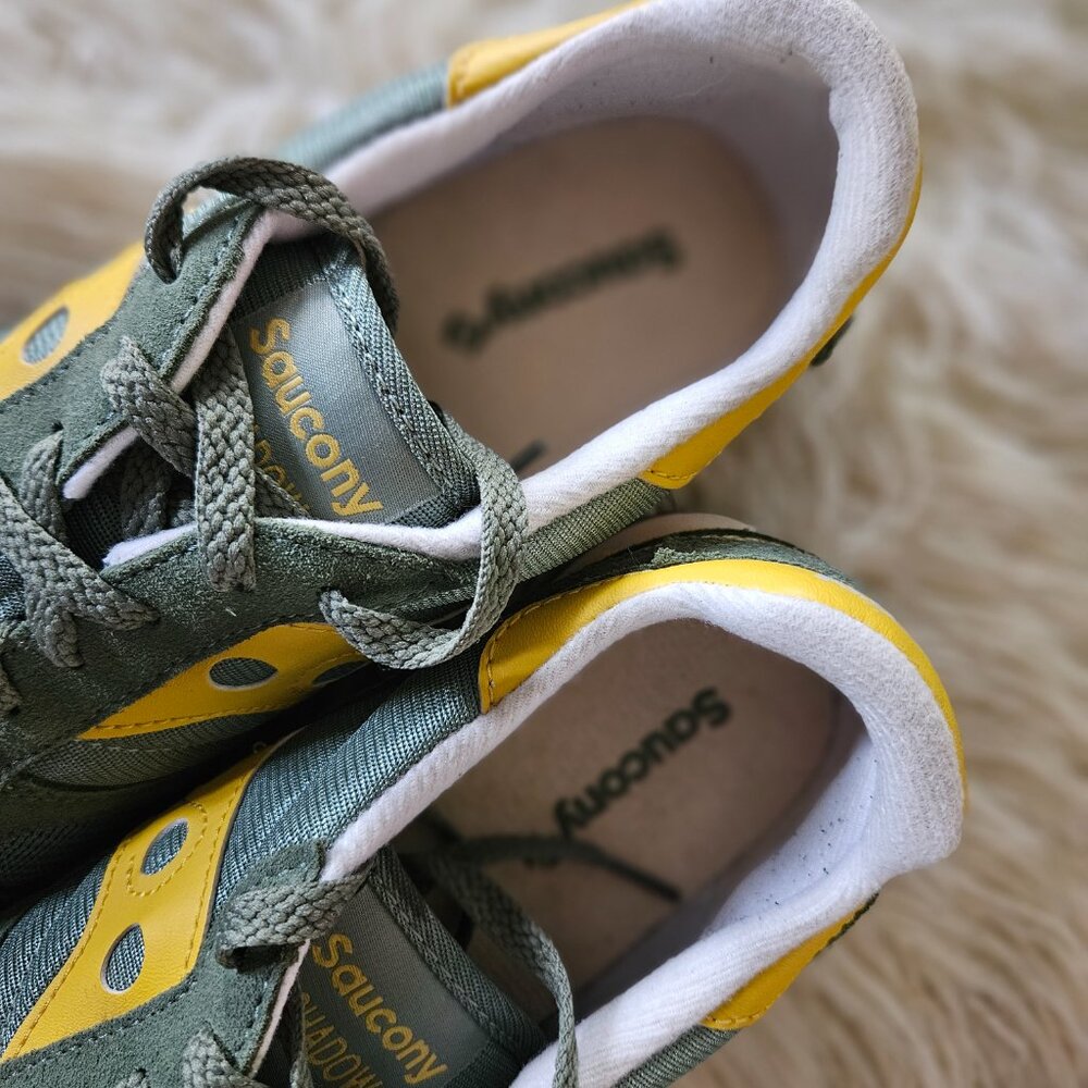 Saucony Sneakers yellow and green men's size 10.5 - Picture 5 of 8